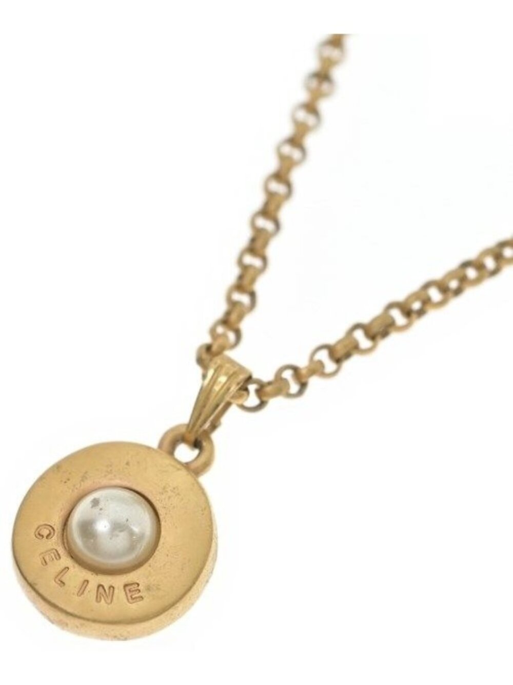 Celine Pearl Necklace Vintage